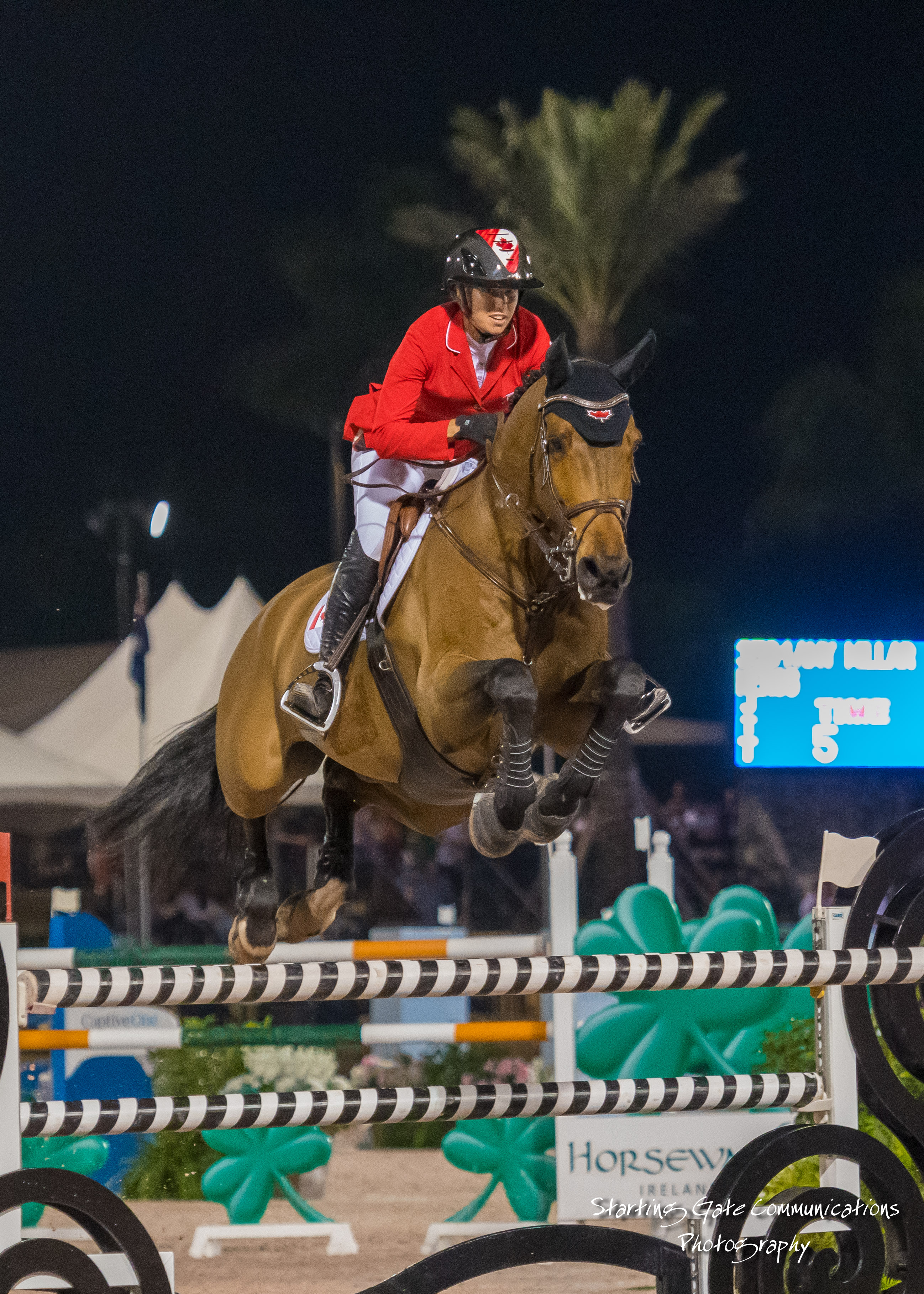 Canadian Show Jumping Team Takes Third in $150,000 Nations Cup